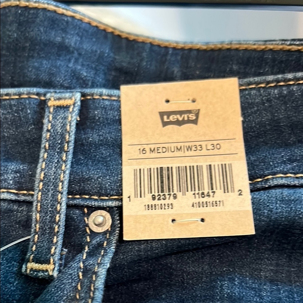 Levi's 711 Skinny Jeans sz16 - Picture 6 of 7